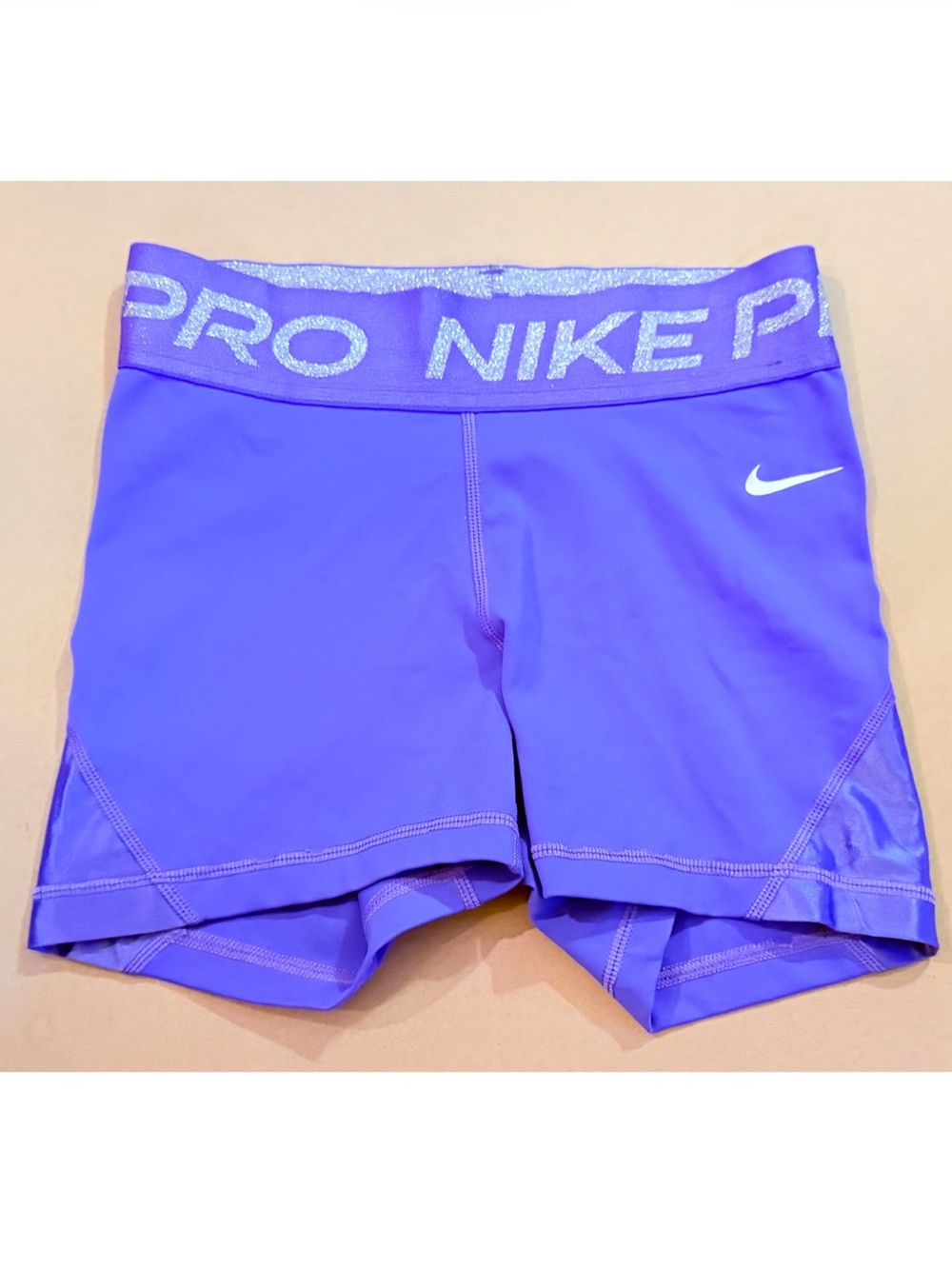 Nike Pro Purple Biking Shorts
